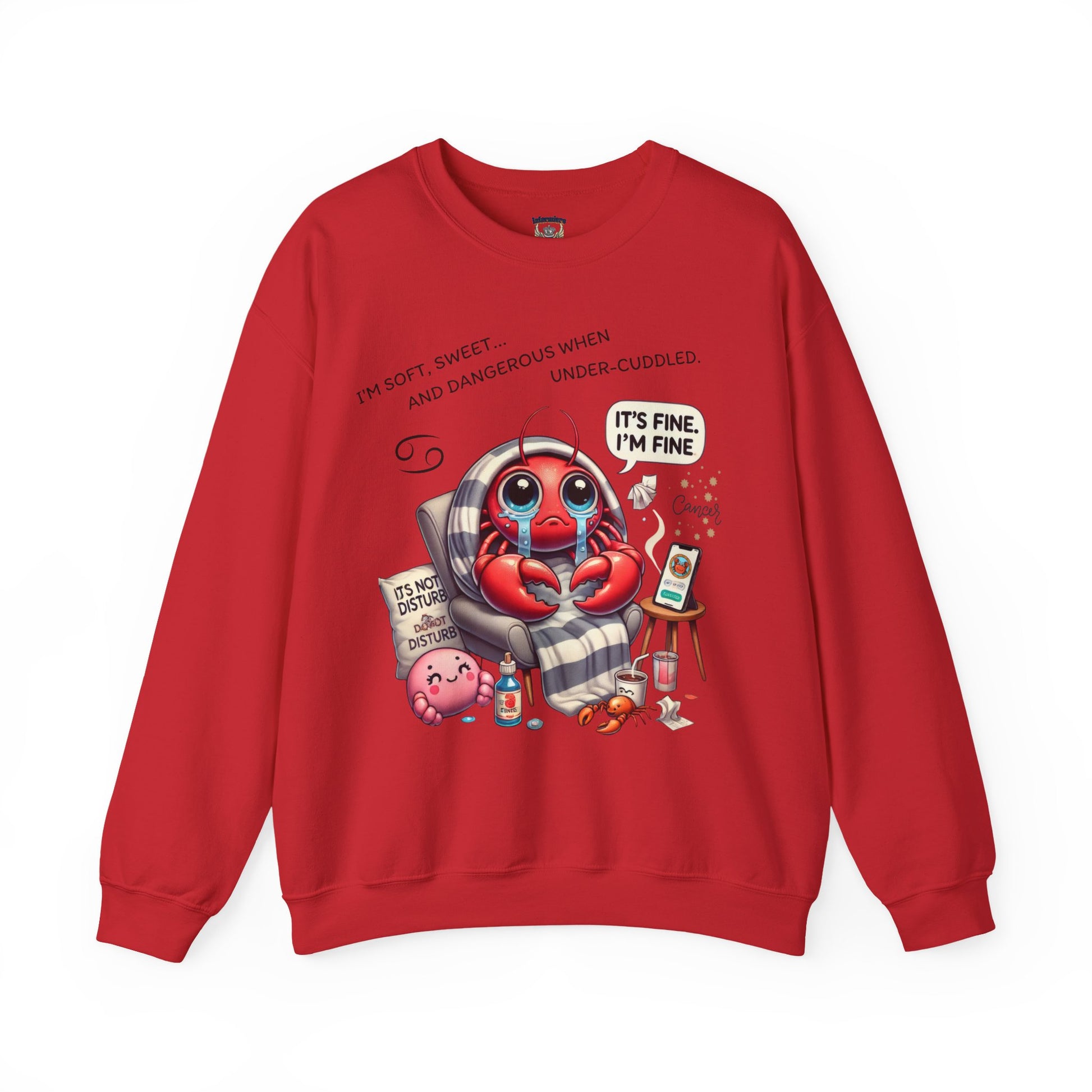 Cute Lobster Crewneck Sweatshirt, Cozy Sweatshirt for Spring, Fun Gift for Lobster Lovers, Cute Casual Wear, Weekend Vibes