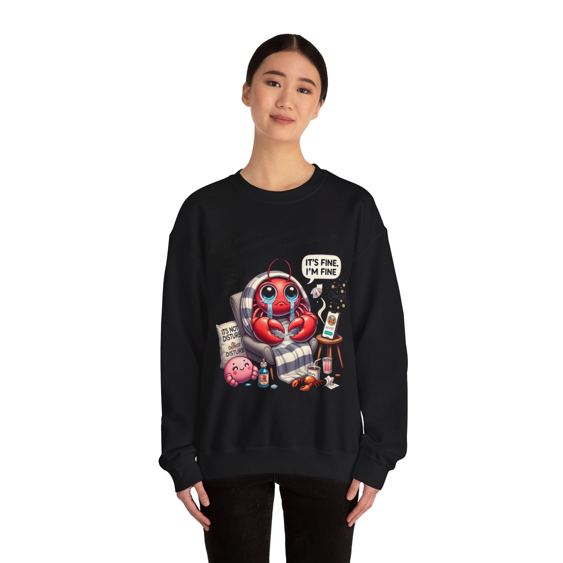Cute Lobster Crewneck Sweatshirt, Cozy Sweatshirt for Spring, Fun Gift for Lobster Lovers, Cute Casual Wear, Weekend Vibes
