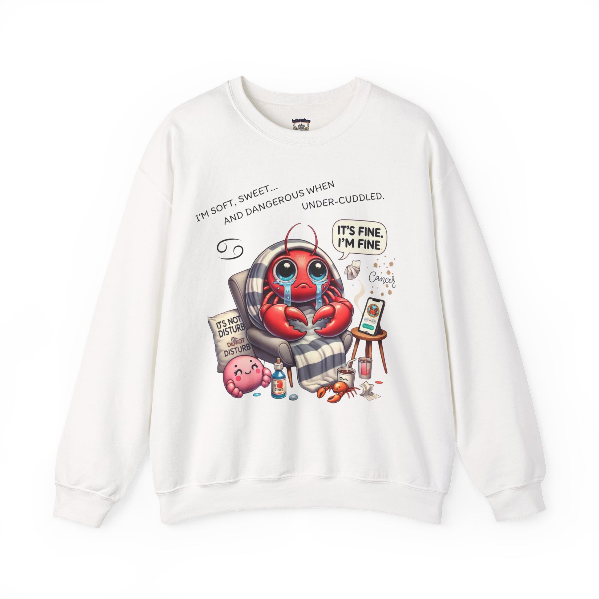 Cute Lobster Crewneck Sweatshirt, Cozy Sweatshirt for Spring, Fun Gift for Lobster Lovers, Cute Casual Wear, Weekend Vibes