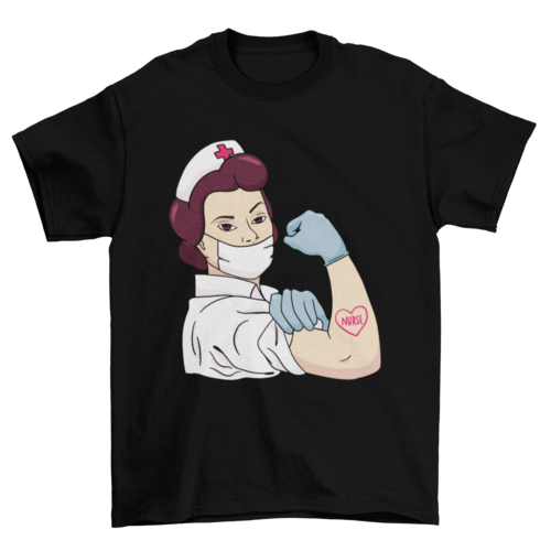 Strong Nurse T-shirt Design