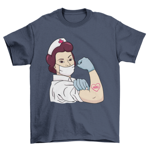 Strong Nurse T-shirt Design