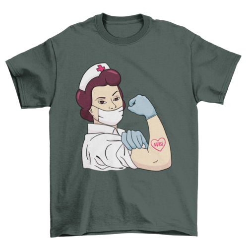 Strong Nurse T-shirt Design