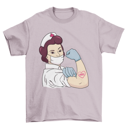 Strong Nurse T-shirt Design