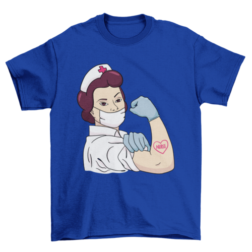 Strong Nurse T-shirt Design